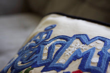 Load image into Gallery viewer, Ski Vermont Hand-Embroidered Pillow - catstudio
