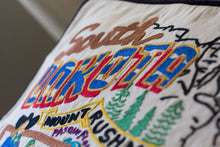 Load image into Gallery viewer, South Dakota Hand-Embroidered Pillow - catstudio
