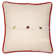 Load image into Gallery viewer, South Pole Hand-Embroidered Pillow - catstudio
