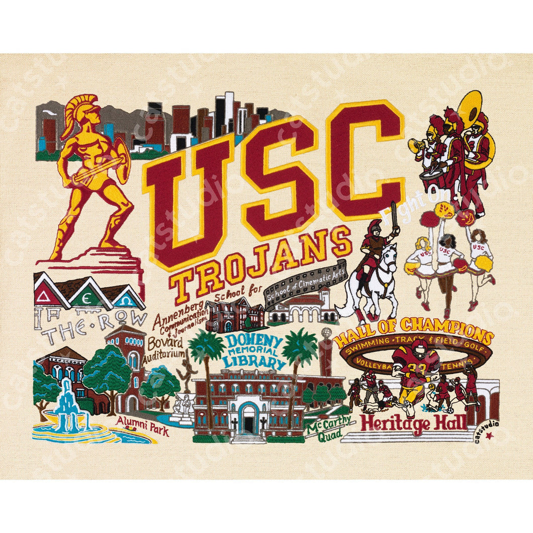 Southern California, University of (USC) Collegiate Fine Art Print - catstudio 