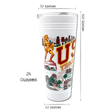 Load image into Gallery viewer, Southern California, University of (USC) Collegiate Thermal Tumbler in White - Limited Edition! Thermal Tumbler catstudio 
