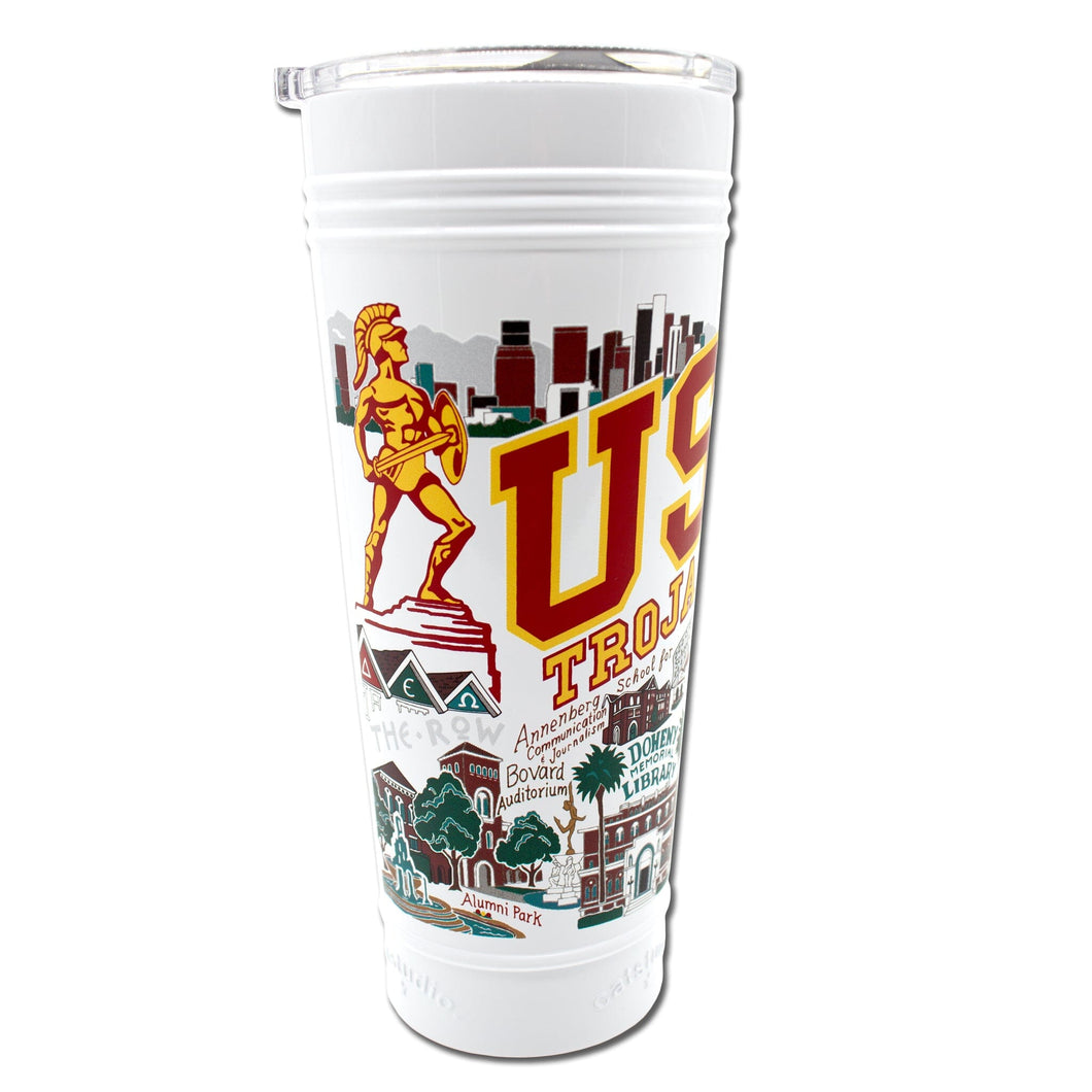 Southern California, University of (USC) Collegiate Thermal Tumbler in White - Limited Edition! Thermal Tumbler catstudio 
