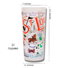 Load image into Gallery viewer, St. Louis Drinking Glass - catstudio 
