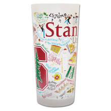 Load image into Gallery viewer, Stanford University Collegiate Drinking Glass - catstudio 
