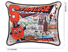 Load image into Gallery viewer, Syracuse University Collegiate Embroidered Pillow - catstudio
