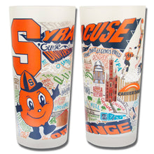 Load image into Gallery viewer, Syracuse University Collegiate Drinking Glass - catstudio 
