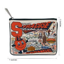 Load image into Gallery viewer, Syracuse University Collegiate Zip Pouch Pouch catstudio 
