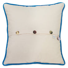 Load image into Gallery viewer, Tampa-St. Pete Hand-Embroidered Pillow - catstudio
