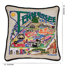 Load image into Gallery viewer, Tennessee Hand-Embroidered Pillow - catstudio
