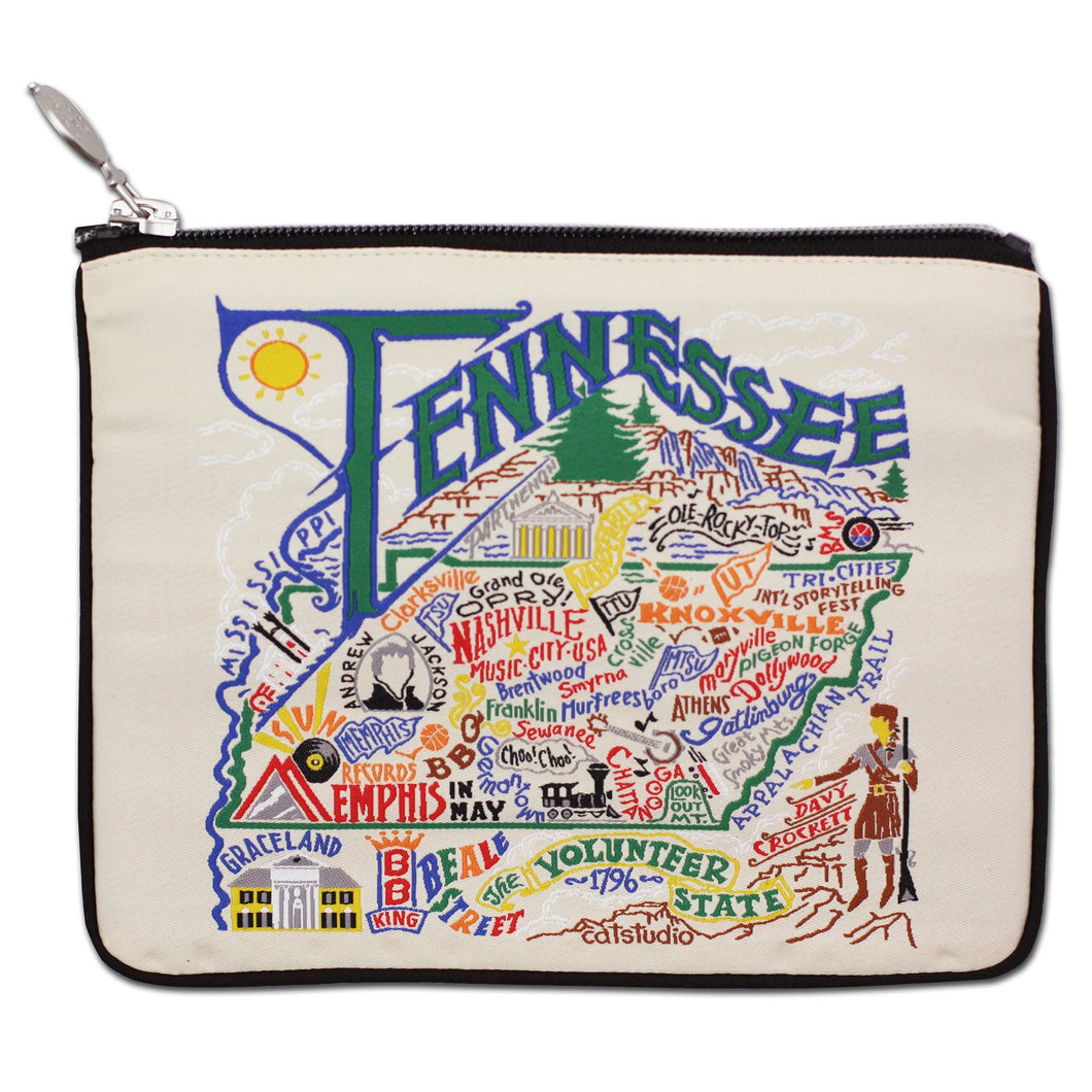 Tennessee Zip Pouch - Natural - catstudio