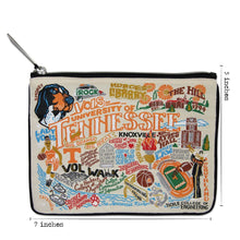 Load image into Gallery viewer, Tennessee, University of Collegiate Zip Pouch Pouch catstudio 
