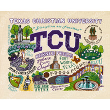 Load image into Gallery viewer, Texas Christian University (TCU) Collegiate Fine Art Print - catstudio
