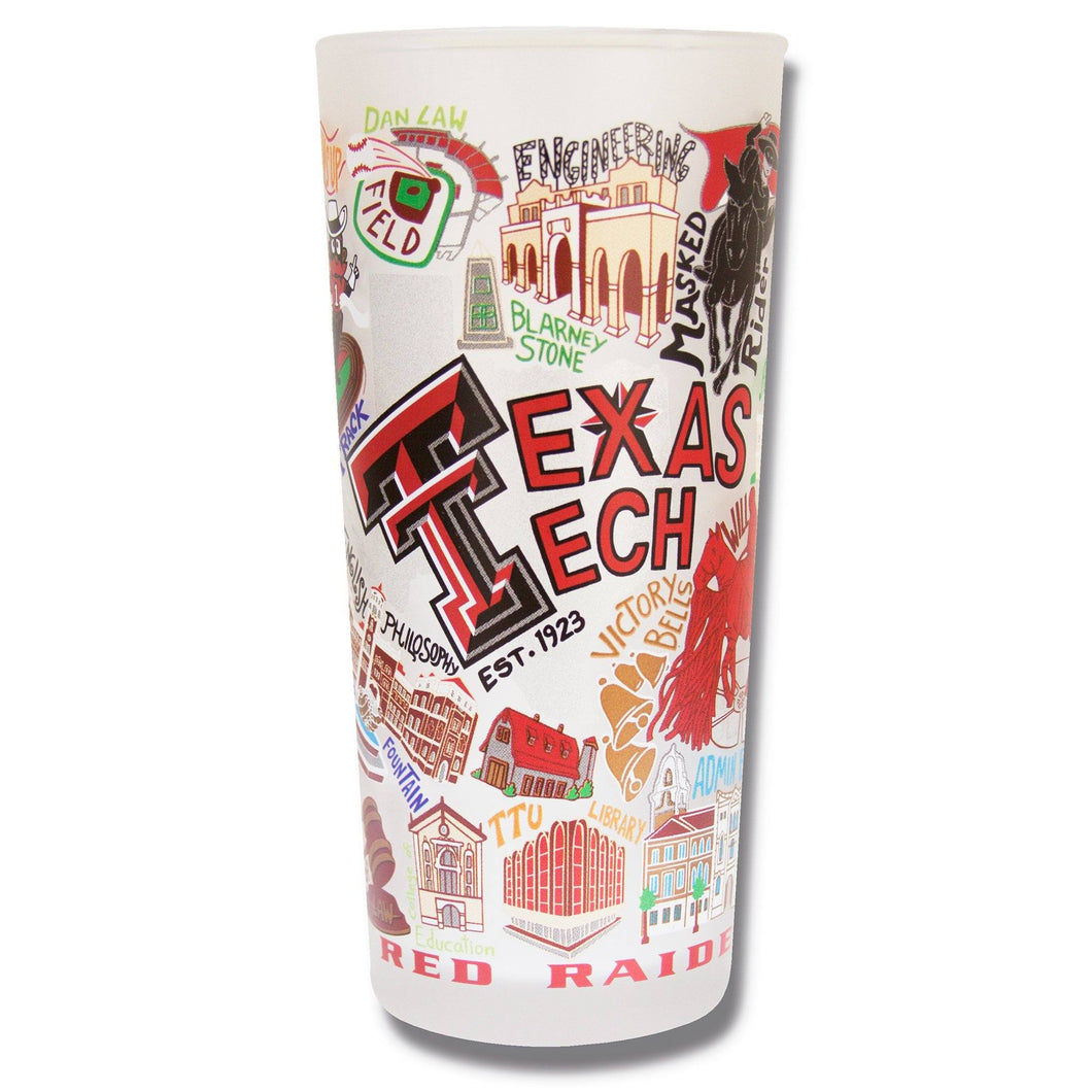 Texas Tech University Collegiate Drinking Glass - catstudio 