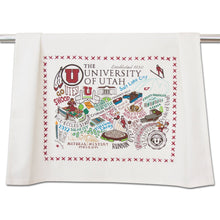Load image into Gallery viewer, Utah, University of Collegiate Dish Towel - catstudio 
