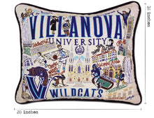 Load image into Gallery viewer, Villanova University Collegiate Embroidered Pillow - catstudio
