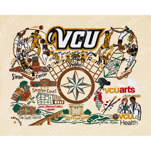 Virginia Commonwealth University (VCU) Collegiate Fine Art Print - catstudio