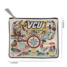 Load image into Gallery viewer, Virginia Commonwealth University (VCU) Collegiate Zip Pouch - catstudio

