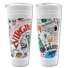 Load image into Gallery viewer, Virginia, University of Collegiate Thermal Tumbler in White - Limited Edition! Thermal Tumbler catstudio 
