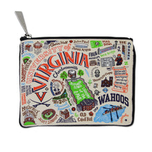 Load image into Gallery viewer, Virginia, University of Collegiate Zip Pouch Pouch catstudio 
