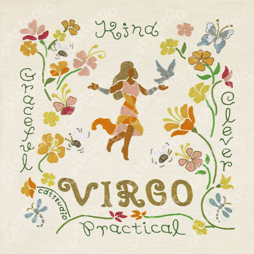 Virgo Astrology Fine Art Print - catstudio