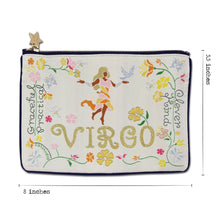 Load image into Gallery viewer, Virgo Astrology Zip Pouch Pouch catstudio
