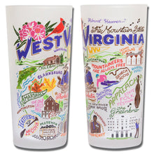Load image into Gallery viewer, West Virginia Drinking Glass - catstudio 
