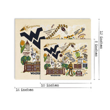 Load image into Gallery viewer, West Virginia University Collegiate Fine Art Print Art Print catstudio
