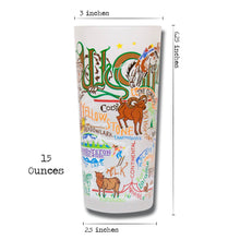 Load image into Gallery viewer, Wyoming Drinking Glass - catstudio 
