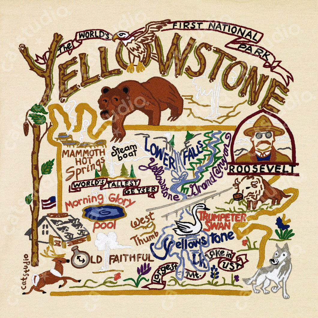 Yellowstone Fine Art Print - catstudio