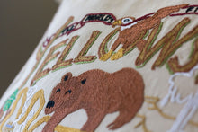 Load image into Gallery viewer, Yellowstone Hand-Embroidered Pillow - catstudio
