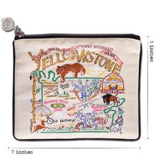 Load image into Gallery viewer, Yellowstone Zip Pouch - Natural - catstudio
