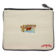 Load image into Gallery viewer, Yosemite National Park Zip Pouch - Natural Pouch catstudio 
