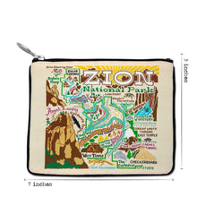 Load image into Gallery viewer, Zion National Park Zip Pouch - Natural Pouch catstudio 
